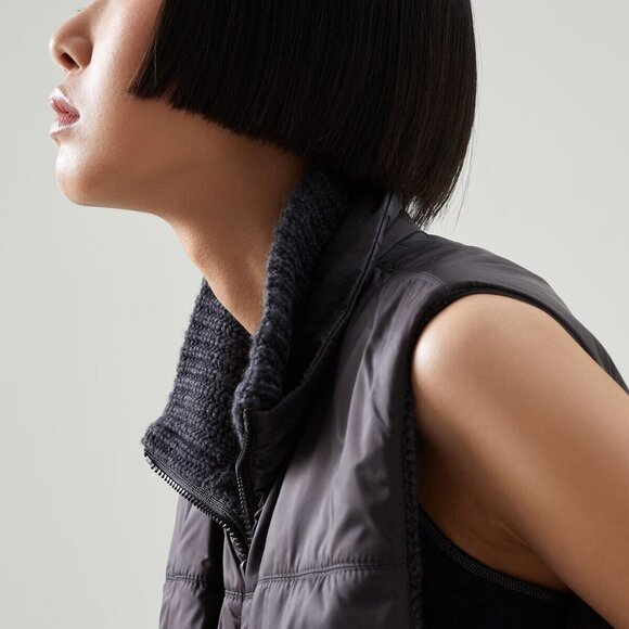 Brunello Cucinelli Cashmere Vest Monilli Reversible Size 10 XL New Tag $4350 - Picture 5 of 15